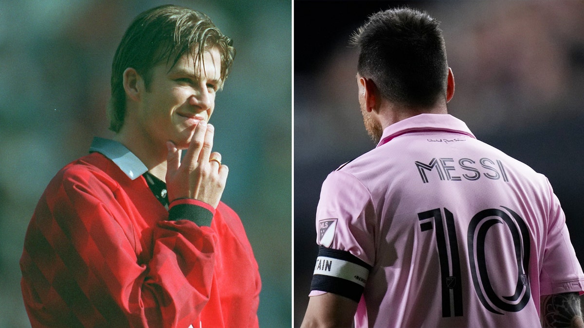 Beckham and Messi split