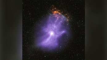 NASA reveals 'ghostly cosmic hand' 16,000 light-years from Earth