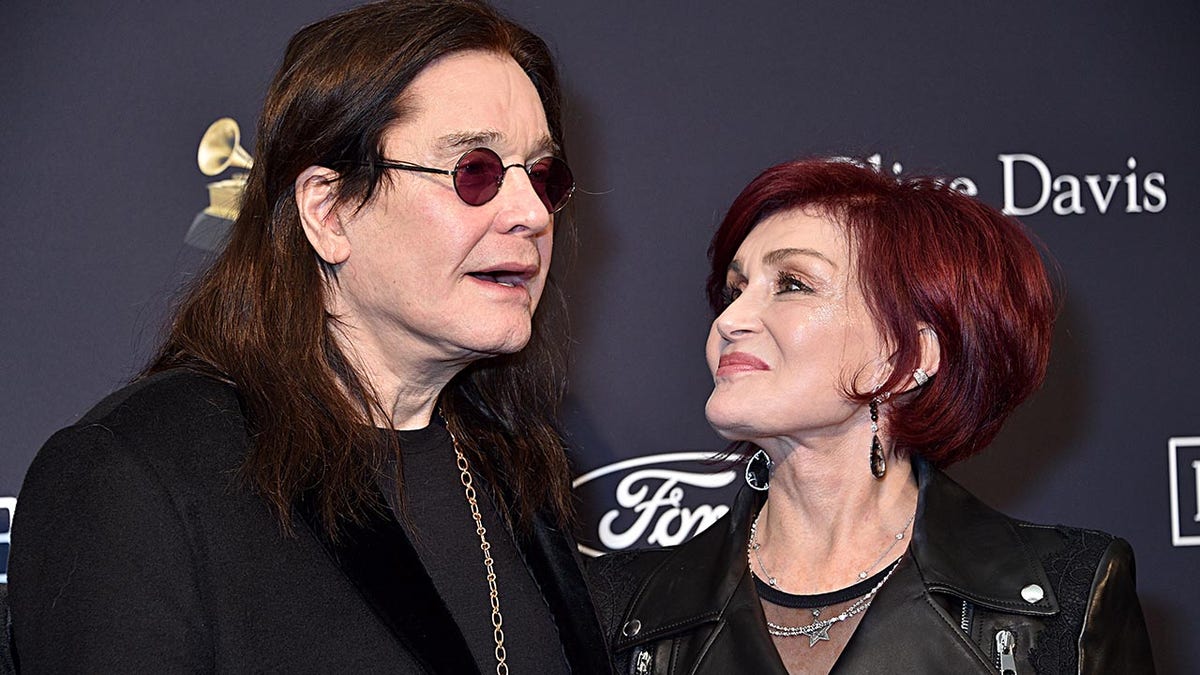 A photo of Ozzy and Sharon Osbourne